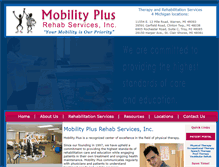 Tablet Screenshot of mobilityplusrehab.com